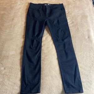 RSQ Seattle Skinny Taper Black Ripped Jeans